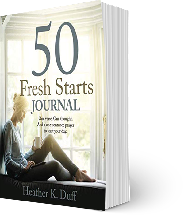 50 Fresh Starts - Prayer Journal by Heather K. Duff